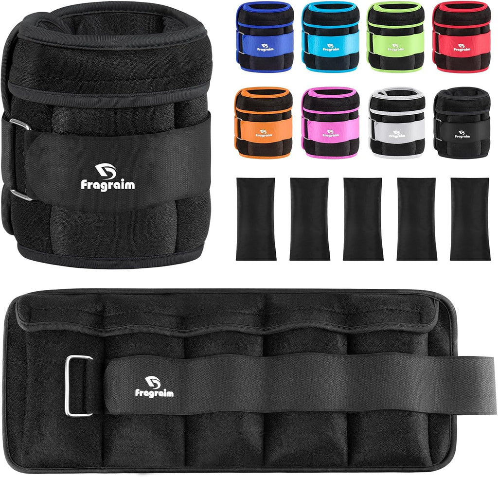 Maximize Your Workout with Adjustable Ankle Weights - Customize Resistance from 1 to 5 lbs for Enhanced Performance and Recovery