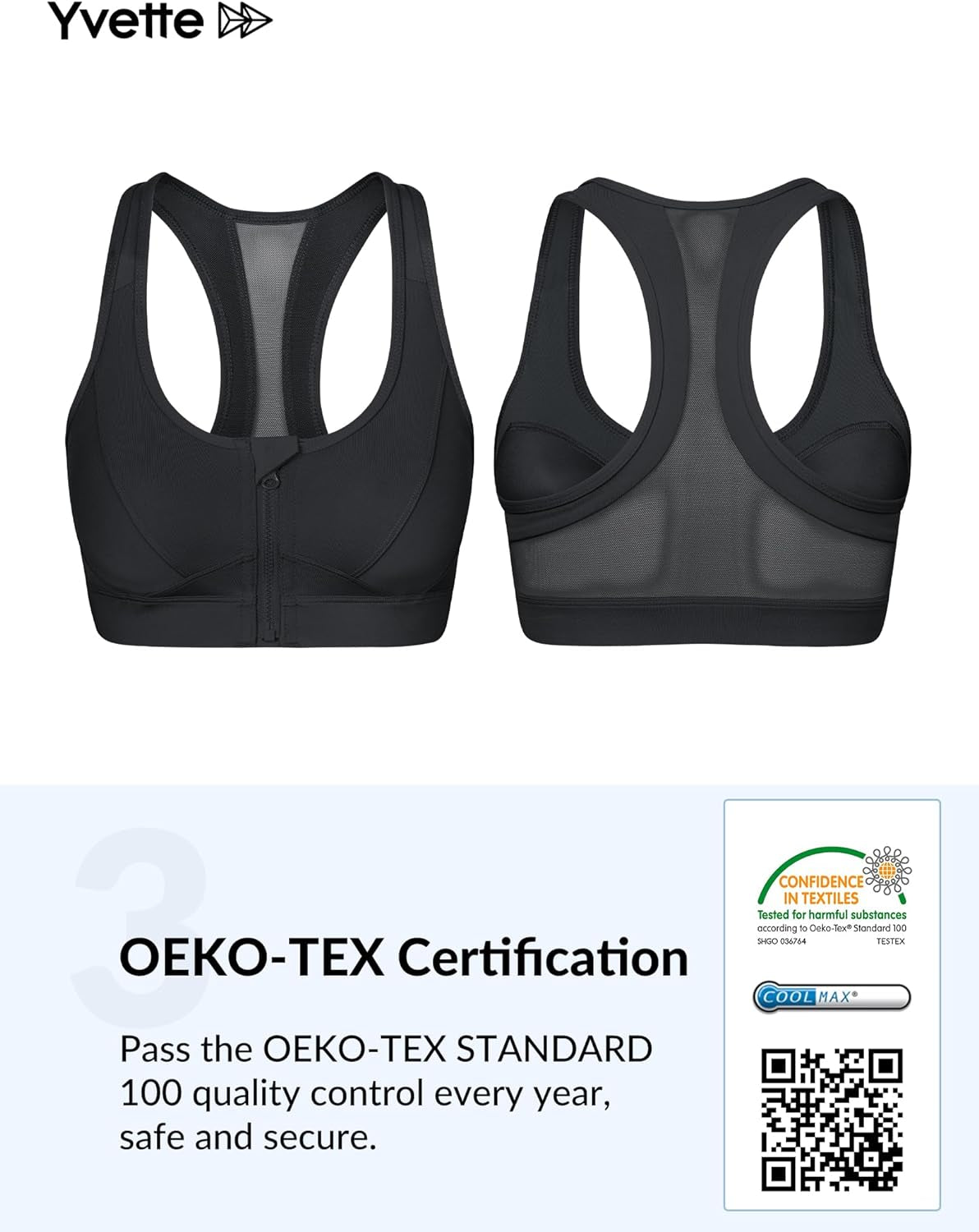 Elevate Your Workout with Our High Impact Zip Front Sports Bra for Plus Size Women - Perfect for Fitness and Running