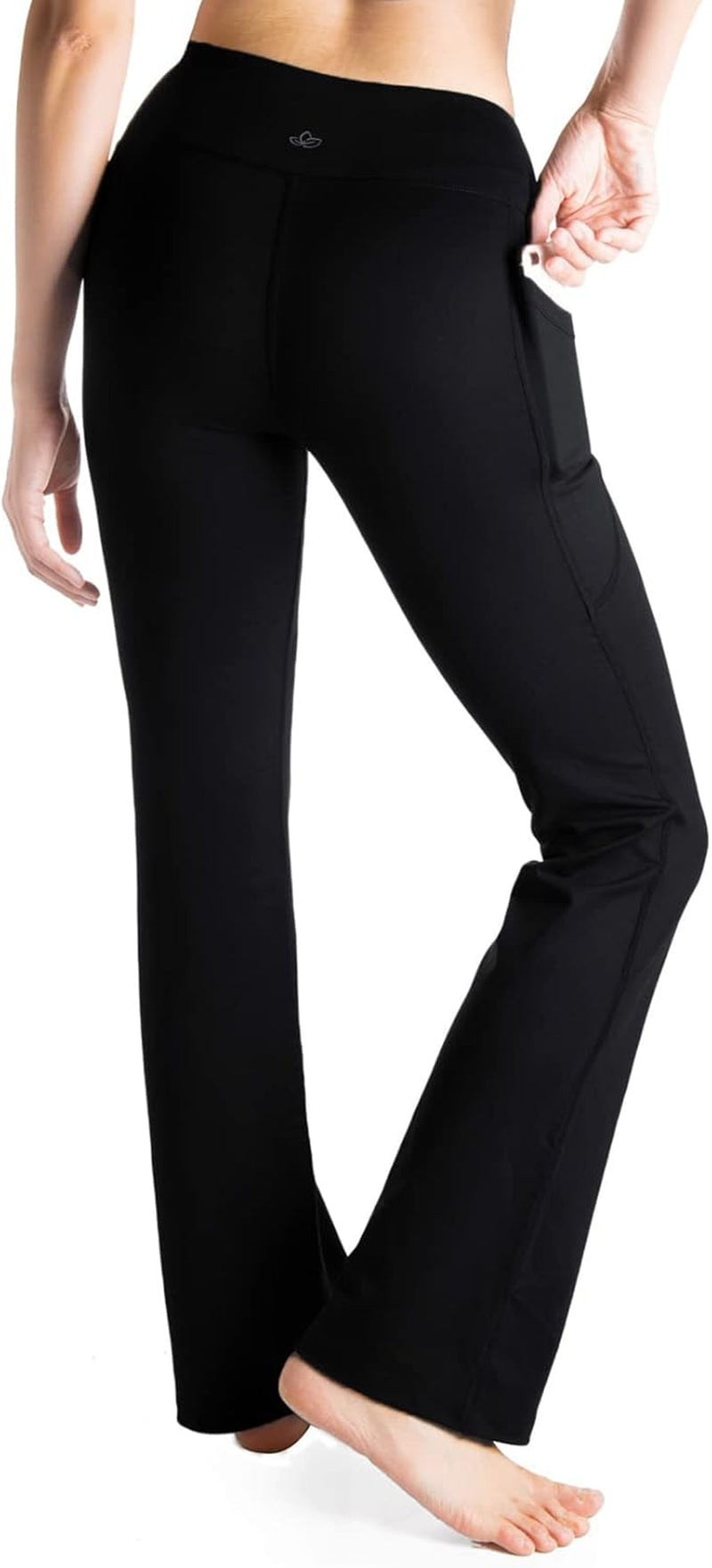Stylish Bootcut Yoga Pants for Women - Perfect for Travel, Lounge, and Everyday Wear with Convenient Side Pockets